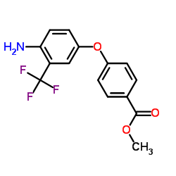 Methyl 4-[4-amino-3-(trifluoromethyl)phenoxy]benzoate Structure