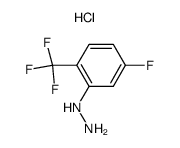 (5-Fluoro-2-trifluoromethyl-phenyl)-hydrazine hydrochloride Structure