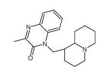 1-[[(1R,9aR)-2,3,4,6,7,8,9,9a-octahydro-1H-quinolizin-1-yl]methyl]-3-methylquinoxalin-2-one Structure