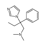 2-imidazol-1-yl-N,N-dimethyl-2-phenylbutan-1-amine结构式