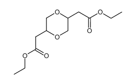 2,5-bis-ethoxycarbonylmethyl-[1,4]dioxane Structure