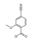 Benzoyl chloride, 4-cyano-2-methoxy- (9CI) structure