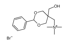 [5-(hydroxymethyl)-2-phenyl-1,3-dioxan-5-yl]methyl-trimethylazanium,bromide结构式
