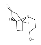 8-(3-hydroxypropyl)-8-azabicyclo[3.2.1]octan-3-one Structure
