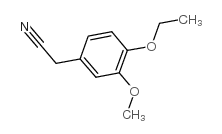 4-乙氧基-3-甲氧基苯乙腈结构式