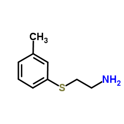 2-[(3-Methylphenyl)sulfanyl]ethanamine Structure