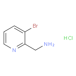 (3-溴吡啶-2-基)甲胺盐酸盐结构式
