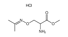 O-isopropylidenamino-serine methyl ester, hydrochloride结构式
