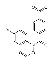 (4-bromo-N-(4-nitrobenzoyl)anilino) acetate Structure
