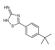 3-Amino-5-(4-tert-butylphenyl)-1,2,4-thiadiazole Structure