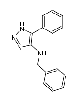 benzyl-(5-phenyl-1H-[1,2,3]triazol-4-yl)-amine结构式