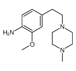 2-甲氧基-4-[2-(4-甲基哌嗪-1-基)乙基]苯胺结构式