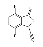 4,7-difluoro-3-cyano-1(3H)-isobenzofuranone Structure
