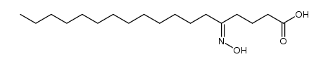 5-hydroxyimino-octadecanoic acid Structure
