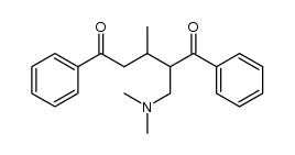 1-dimethylamino-2,4-dibenzoyl-3-methylbutane Structure