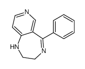 5-phenyl-2,3-dihydro-1H-pyrido[4,3-e][1,4]diazepine Structure