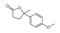 5-(4-methoxyphenyl)-5-methyloxolan-2-one结构式