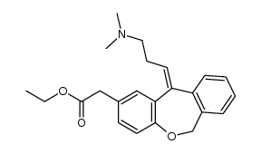 (Z)-11-(3-dimethylaminopropylidene)-6,11-dihydrodibenz[b,e] oxepin-2-acetic acid ethyl ester Structure