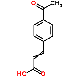 3-(4-Acetylphenyl)acrylic acid Structure