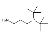 3-(Di-t-butylphosphino)propylamine, min. 97 (10 wt in THF) Structure
