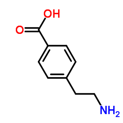 4-(2-氨乙基)苯甲酸结构式