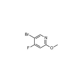 5-溴-4-氟-2-甲氧基吡啶结构式