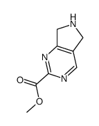 methyl 6,7-dihydro-5H-pyrrolo[3,4-d]pyrimidine-2-carboxylate Structure