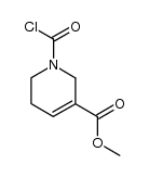 (N-chlorocarbonyl-1,2,5,6-tetrahydropyridine-3-carboxylic acid methyl ester)结构式