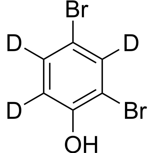 2,4-Dibromophenol-d3 Structure