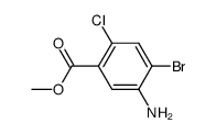 methyl 5-amino-4-bromo-2-chlorobenzoate Structure
