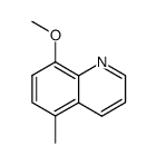 8-甲氧基-5-甲基喹啉结构式