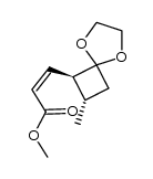 Methyl (trans,Z)-3-(2-Methyl-5,8-dioxaspiro[3.4]oct-1-yl)-2-propenoate Structure
