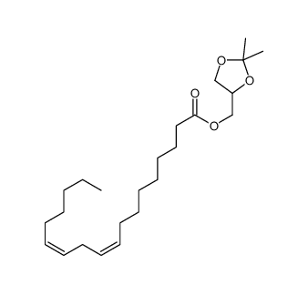 1-Linoleoyl-2,3-isopropylidene-rac-glycerol Structure