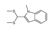 2-[bis(methylsulfanyl)methyl]-1-methylindole Structure