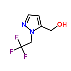 (1-(2,2,2-三氟乙基)-1H-吡唑-5-基)甲醇结构式