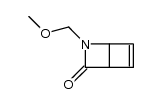 2-methoxymethyl-2-azabicyclo[2.2.0]hex-5-en-3-one结构式