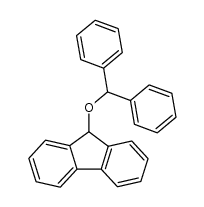 benzhydryl 9-fluorenyl ether结构式