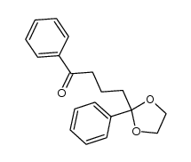 2-(3-benzoylpropyl)-2-phenyl-1,3-dioxolane Structure
