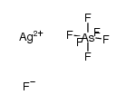 silver(II) fluoride hexafluoroarsenate(V) Structure