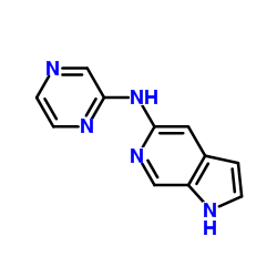 N-(2-Pyrazinyl)-1H-pyrrolo[2,3-c]pyridin-5-amine Structure