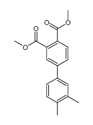 3,4-dimethylbiphenyl-3',4'-dicarboxylic acid dimethyl ester Structure
