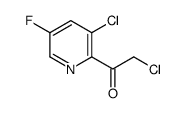 2-chloro-1-(3-chloro-5-fluoropyridin-2-yl)ethanone Structure