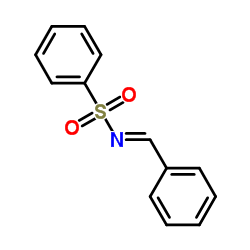 N-苯亚甲基苯磺酰胺结构式