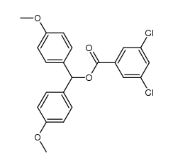4,4′-dimethoxybenzhydryl 3,5-dichlorobenzoate结构式