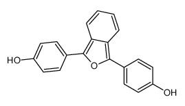 4-[3-(4-hydroxyphenyl)-2-benzofuran-1-yl]phenol Structure