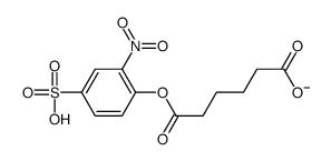 2-nitro-4-sulfophenyl adipate Structure