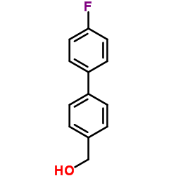 (4'-Fluoro-4-biphenylyl)methanol Structure