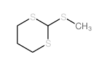 2-methylsulfanyl-1,3-dithiane结构式