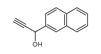 1-(naphthalen-2-yl)prop-2-yn-1-ol结构式