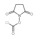 N-hydroxysuccinimidyl chloroformate结构式